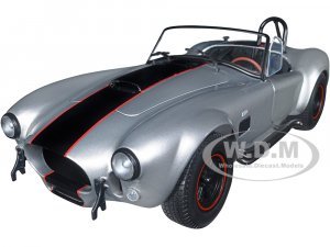 1965 Shelby AC Cobra 427 MKII Custom Silver Metallic with Red and Black Stripes