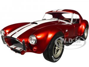 1965 Shelby Cobra 427 MKII Red Metallic with White Stripes