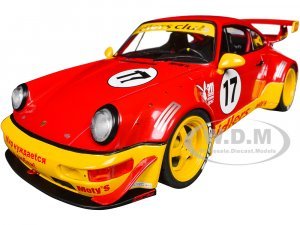 2016 RWB Bodykit #17 MatyÃ¢â‚¬â„¢s Idlers Red and Yellow with Graphics