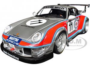 2020 RWB Bodykit #11 Martini-Kamiwaza Racing Silver Metallic with Graphics