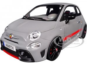 2022 Fiat 695 Abarth XSR Yamaha Record Gray with Red Stripes