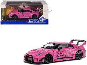 2019 Nissan GT-R (R35) LB-Silhouette Works RHD (Right Hand Drive) Pink with Graphics