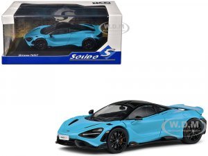 2020 McLaren 765 LT Curacao Blue with Black Top