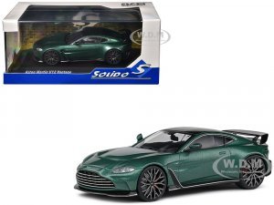 Aston Martin V12 Vantage Racing Green Metallic with Black Top