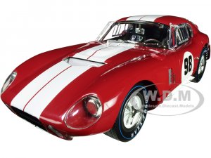1965 Shelby Cobra Daytona Coupe #98 Red with White Stripes