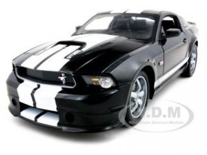 2011 Ford Shelby Mustang GT350 Black with White Stripes