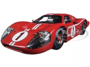 Ford GT MK IV #1 Red with White Stripes 24H of Le Mans (1967)
