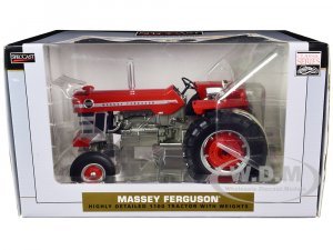 Massey Ferguson 1100 Tractor Red with Weights Classic Series 1/16
