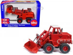 Kramer 411 Wheel Loader Red with White Top