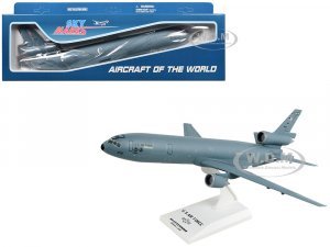 McDonnell Douglas KC-10 Transport Aircraft United States Air Force (70124) Blue Gray (Snap-Fit) Plastic Model by Skymarks