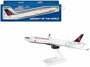 Airbus A330-300 Commercial Aircraft Air Canada (C-GFAF) White with Black Tail (Snap-Fit) Plastic Model by Skymarks