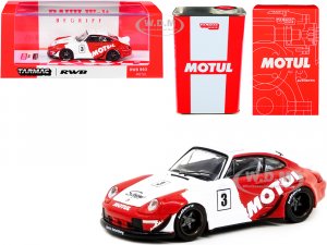 RWB 993 #3 Motul Red and White with METAL OIL CAN RAUH-Welt BEGRIFF