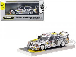 Mercedes-Benz 190 E 2.5-16 Evolution II #9 Klaus Ludwig Macau Guia Race (1992) with Container Display Case Hobby64 Series