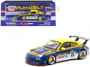 RWB 997 #6 Blue and Yellow with Graphics FuelFest Tokyo (2023) Special Edition Hobby64 Series