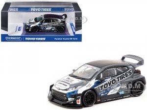 Toyota Pandem GR Yaris RHD (Right Hand Drive) Toyo Tires Gray Metallic with Graphics Hobby64 Series