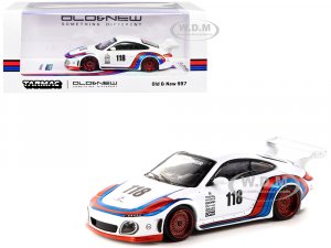 997 Old & New Body Kit #118 White with Red and Blue Stripes Spyder Hobby64 Series