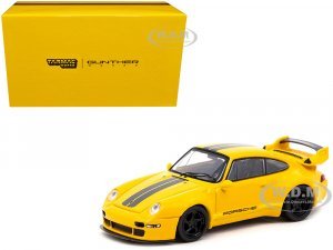 Porsche 993 Remastered By Gunther Werks Yellow with Black Stripes Hobby64 Series