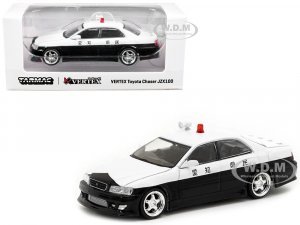 Toyota Vertex Chaser JZX100 RHD (Right Hand Drive) Japanese Police Black and White Global64 Series