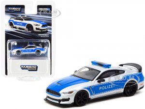 Ford Mustang GT Polizei German Police Silver and Blue Global64 Series