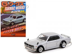 Nissan Skyline 2000 GT-R (KPGC10) RHD (Right Hand Drive) Silver Metallic Japan Special Edition Global64 Series