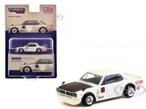 Nissan Skyline HT 2000GT-R RHD (Right Hand Drive) Lamley Group White with Black Hood Global64 Series