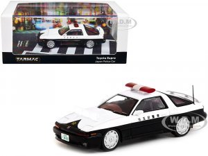 Toyota Supra RHD (Right Hand Drive) Black and White Japan Police Car Road64 Series