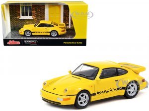 Porsche 911 Turbo Yellow with Black Stripes Collab64 Series