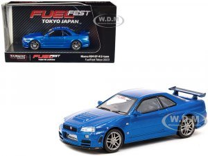 Nissan Nismo R34 GT-R Z-tune RHD (Right Hand Drive) Blue Metallic FuelFest Tokyo (2023) Collab64 Series