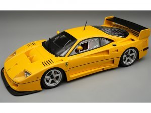 Ferrari F40 LM Modena Yellow with Silver 5 Spoke Rims Press Version (1996) Mythos Series