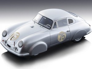 1951 Porsche 356 SL #75 Silver Metallic Porsche Racing 75th Anniversary Edition