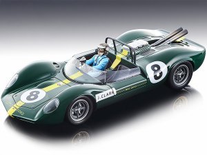 Lotus 40 #8 Jim Clark Guards Trophy Brands Hatch (1965) with Seated Driver Figure