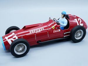 Ferrari 375 F1 #12 Alberto Ascari Indianapolis 500 (1952) with Driver Figure Mythos Series