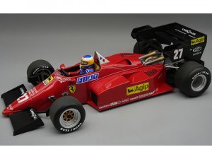 Ferrari 126 C4-M2 #27 Michele Alboreto 2nd Place Formula One F1 European GP (1984) with Driver Mythos Series