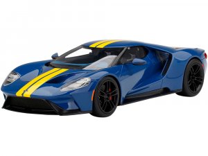 Ford GT Sunoco Blue with Yellow Stripes