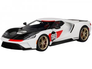 2021 Ford GT #98 White with Black Hood Heritage Edition