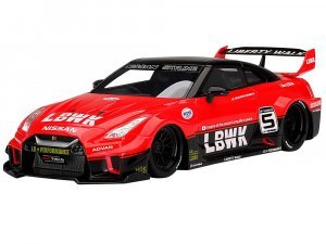 Nissan 35GT-RR Ver.1 LB-Silhouette Works GT #5 RHD (Right Hand Drive) LBWK Red and Black