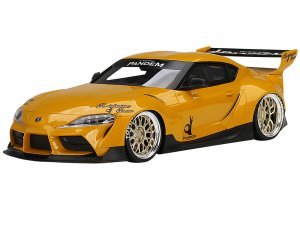 Toyota Pandem GR Supra V1.0 Yellow with Graphics