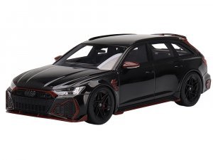 Audi RS6 ABT Johann Abt Signature Edition Black with Red Carbon Accents