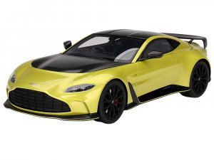 2022 Aston Martin V12 Vantage RHD (Right Hand Drive) Cosmopolitan Yellow with Black Hood and Top