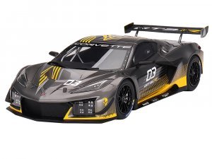 Chevrolet Corvette Z06 GT3.R #03 Gray Metallic with Graphics Daytona Presentation (2023)