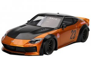 Nissan Z RHD (Right Hand Drive) #23 LB-NATION WORKS Orange Metallic with Matt Black Hood and Black Top