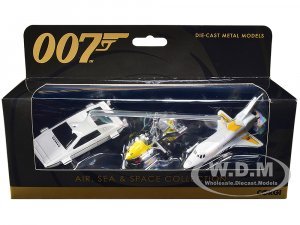 Air Sea and Space Collection James Bond 007 Set of 3 Pieces