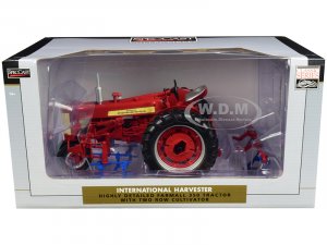 International Harvester Farmall 350 with Front and Rear Row Cultivators Classic Series 1/16