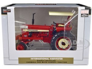 International Harvester Farmall 544 Tractor Red with Cream Canopy Classic Series 1/16