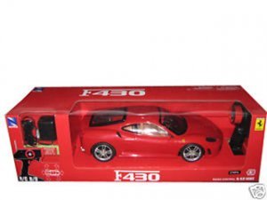 Remote Control Ferrari F430 Coupe Red  Scale by New Ray